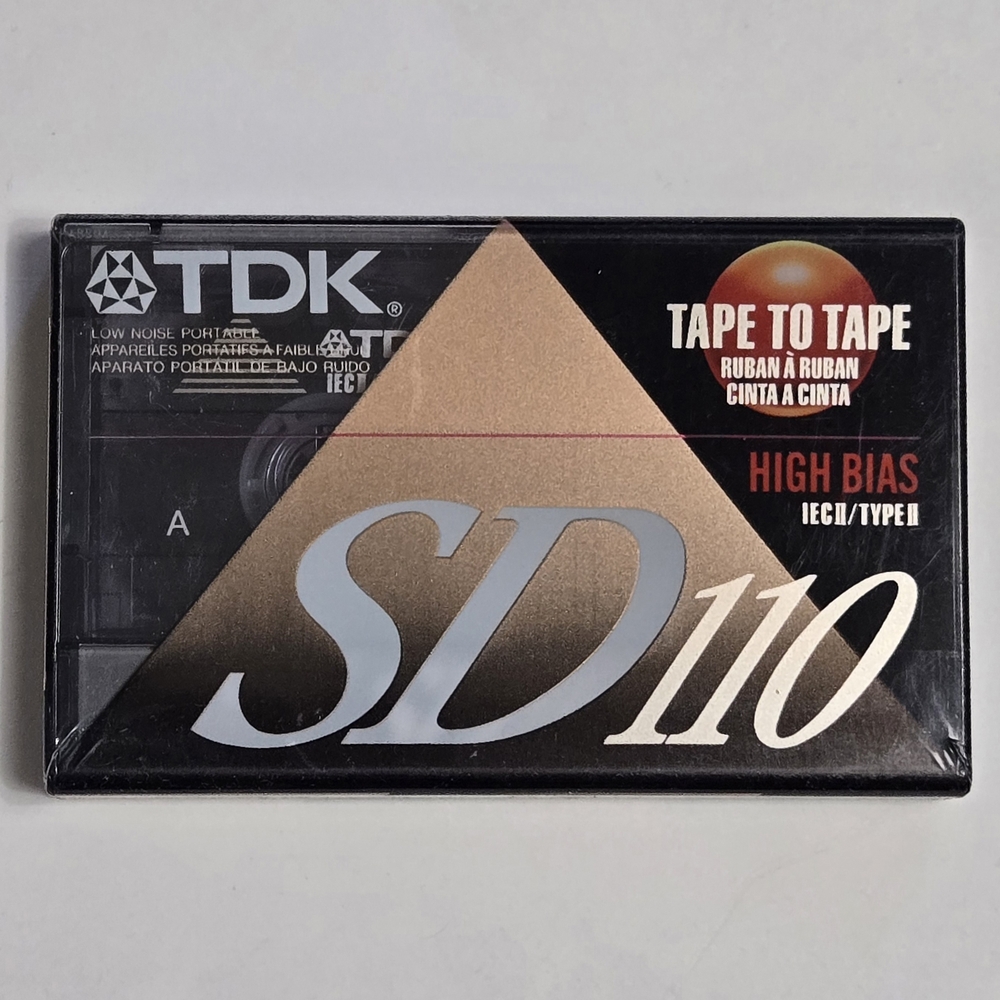 TDK SD110 High Bias Cassette Tape